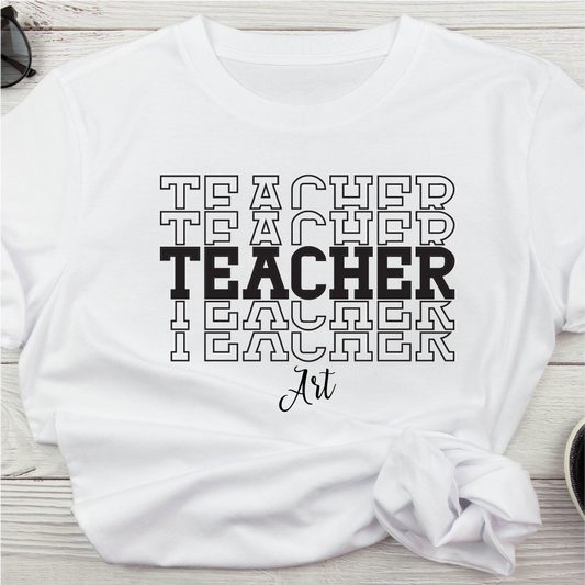 Art Teacher Stacked