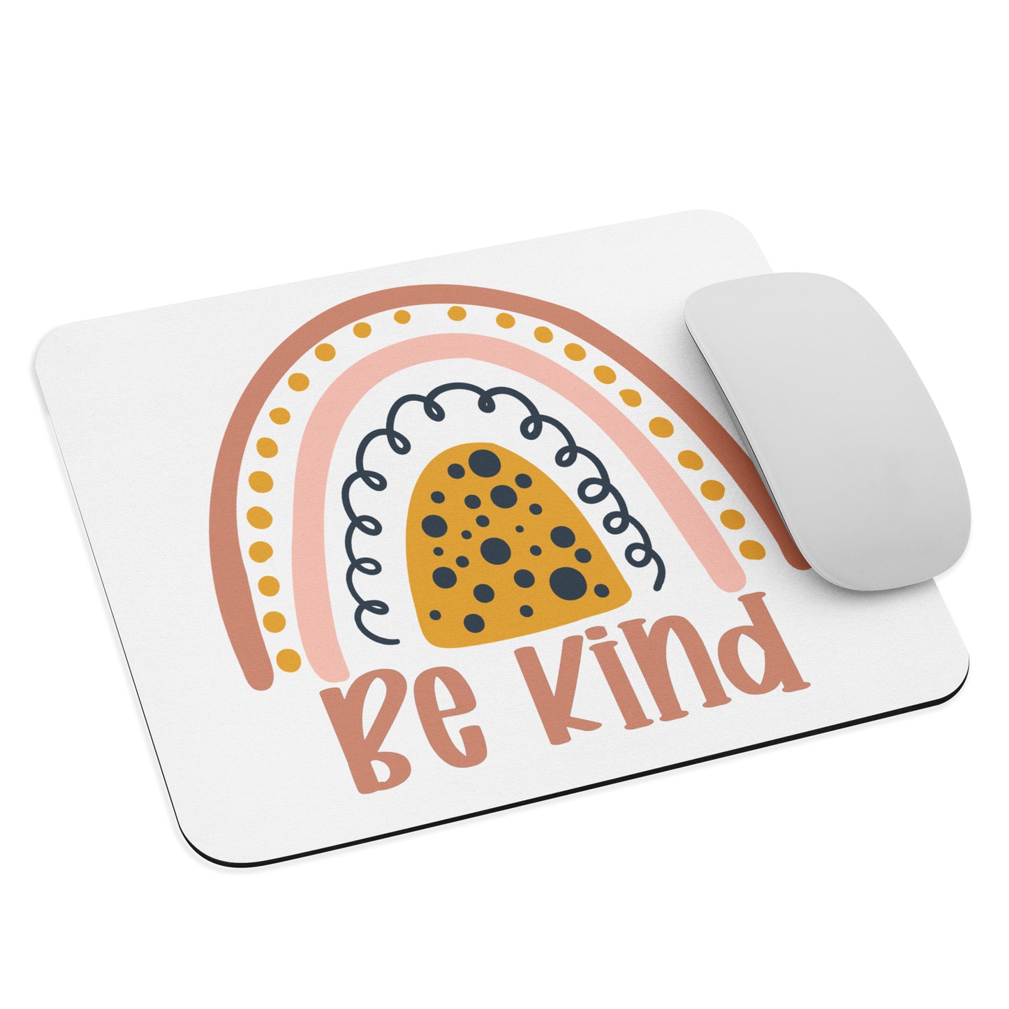 Be Kind Rainbow Mouse pad