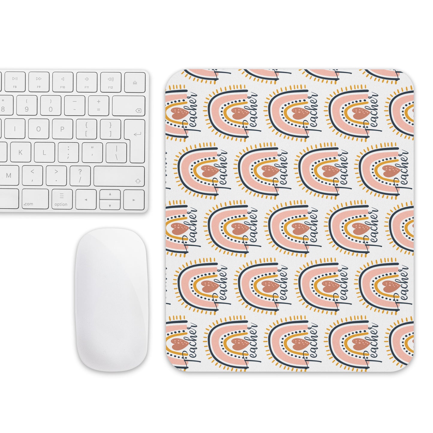Teacher Rainbow Mouse pad