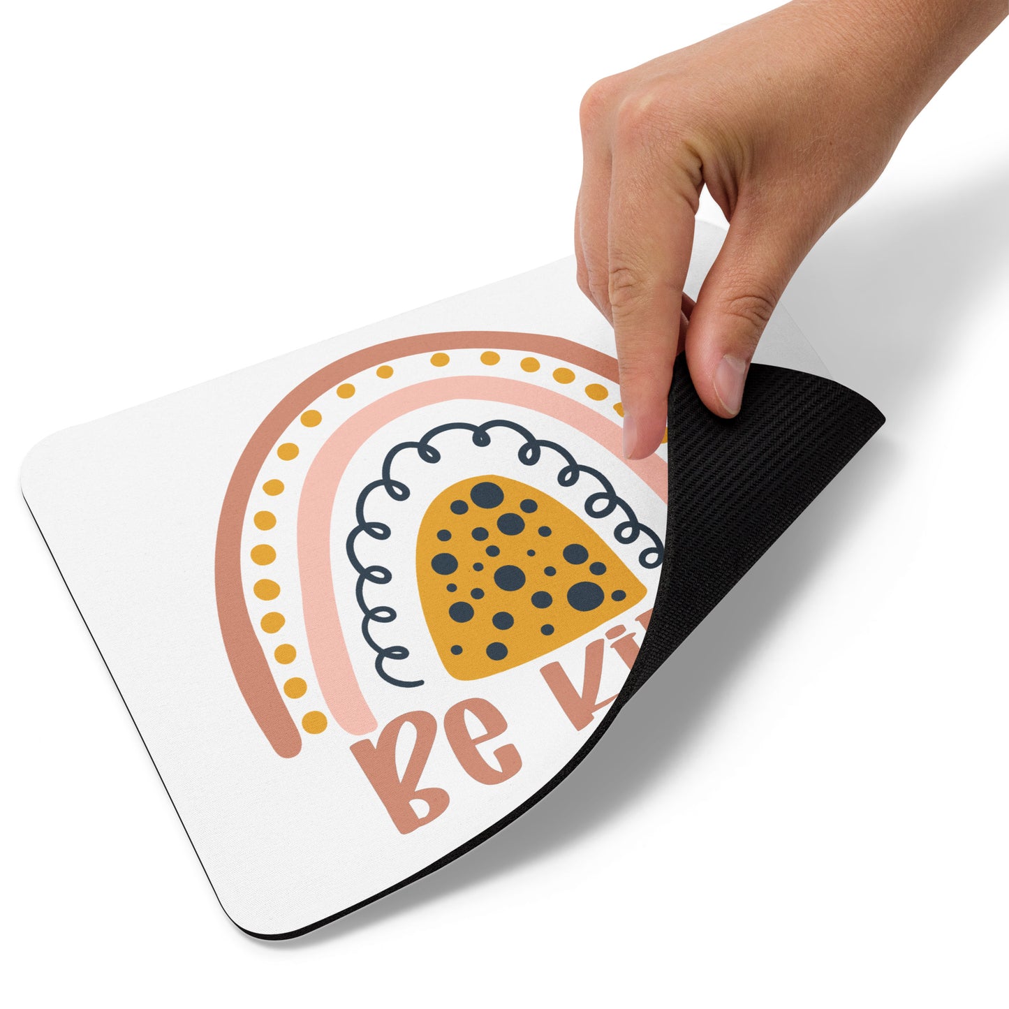 Be Kind Rainbow Mouse pad