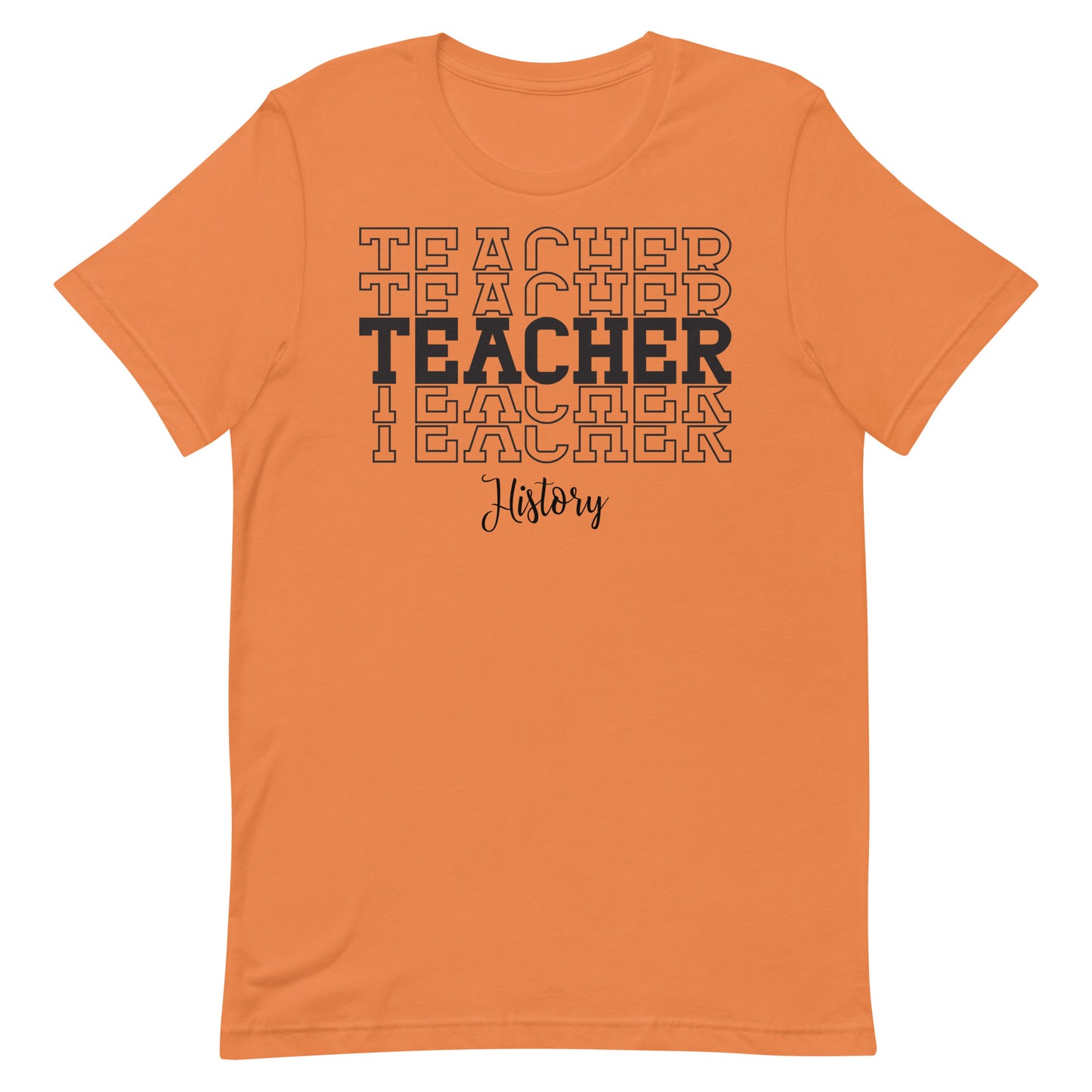 History Teacher Stacked
